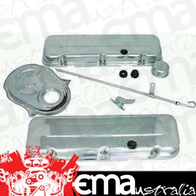 $134.21 • Buy RPC CHROME ENGINE DRESS UP KIT RPCR3027 SUIT CHEV BB 396-502ci SHORT COVERS