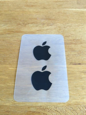 £0.99 • Buy Apple Stickers — Genuine — From MacBook Pro 16  — Black