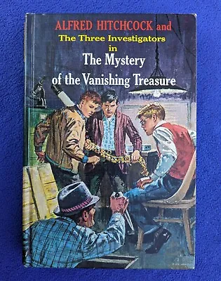 Alfred Hitchcock Three Investigators #5 Mystery Of The Vanishing Treasure 1st Hc • $26.96