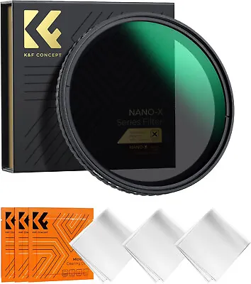 K&F 52mm Adjustable ND2-32 Filter With Multi-Layer Coatings - Nano X Series • $42
