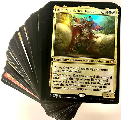 ***Custom Commander Deck*** Atla Palani - Dinosaur Eggs - EDH Mtg Magic Cards • $52.11