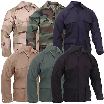 Military B.D.U. Rip-Stop Shirts - BDU RipStop Shirt Tops - Battle Dress Uniform • $39.99