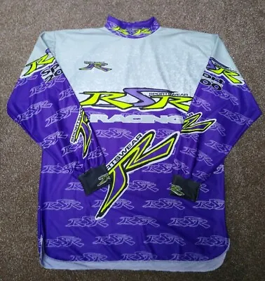 💜Vintage Motocross Kit Jersey 2000 Vinduro XL Retro Evo MX Motox VGC Purple RSR • $49.72