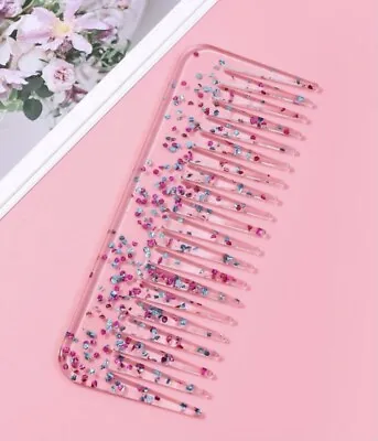 Women’s Girls Wide Tooth Hair Comb Detangle Comb • £3.59