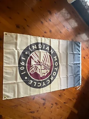 Indian Motorcycle. Motor Bike. Logo Flag Wall Hanging Man Cave Banner Home Decor • $44