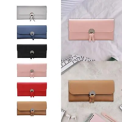$17.25 • Buy Women Long Wallet PU Leather Card Holder Phone Case Travel Accessories Case