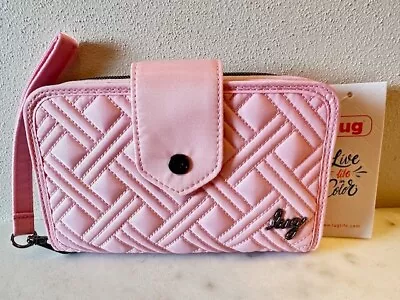 NWT - Lug - Foxtrot RFID Wristlet Clutch Wallet - Bubble Pink - NIP NWT • $52.99