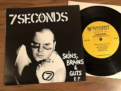 7 Seconds Skins Brains & Guts E.P. LOOK!!!!! BONUS!!! Circle Jerks Minor Threat • $29.98