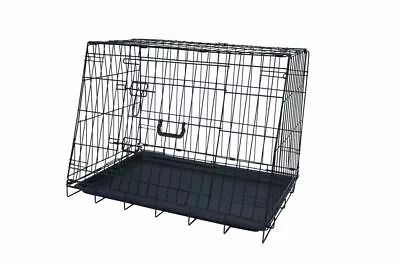 30  Medium Delux Collapsible Slanted Car Boot Pet Transport Puppy Dog Crate Cage • £39.99