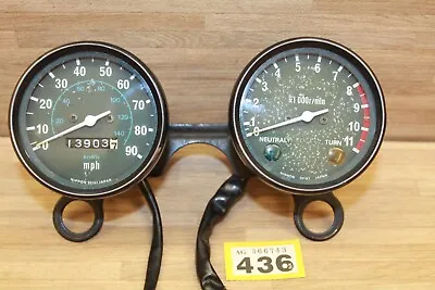 Kawasaki KH 100 EX  Clocks Instrument Panel With 13903 Miles  Oem 1992 • £90