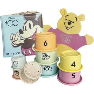 £35.86 • Buy ~Disney 100 Years Bath Gift Set ~ Baby ~ Nursery ~Mickey Mouse ~Winnie The Pooh~