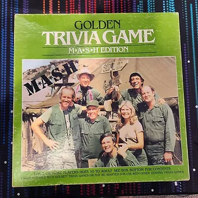 Vintage Golden  Mash  Trivia Card Game- Original 1984 Edition M*A*S*H COMPLETE • $13.99