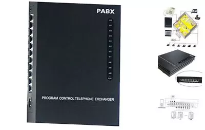 SOHO-PBX SP-208 (2 X 8) PABX Telephone Switch System Control 2CO 8 Extensions • $124.77