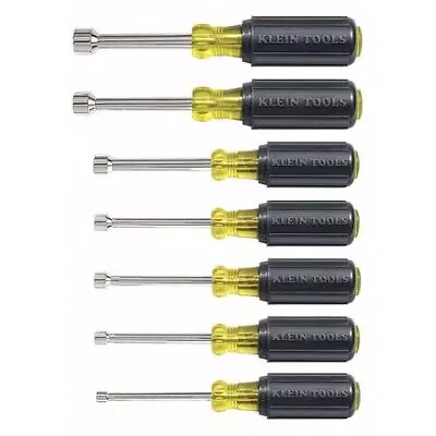 Klein Tools 631 Hallow Shank Nut Driver Set 3 In Shafts Ergonomic Cushion • $65.99