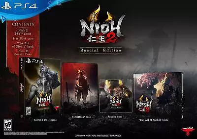 Nioh 2 Special Edition - PlayStation 4 PlayStat (Sony Playstation 4) (US IMPORT) • $157.88