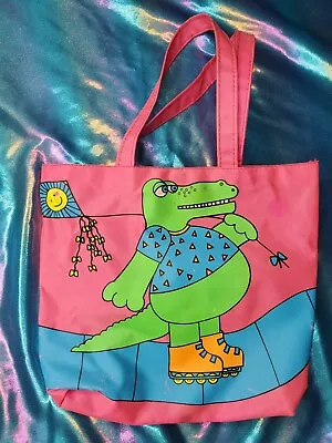 Vintage Child’s Alligator Handbag  Purse Lanco 1984 Cute Pink  • $15