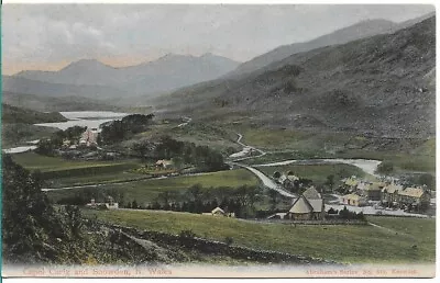 Lovely Scarce Old Postcard - Capel Curig And Snowdon - Caernarvonshire C.1910 • £1.89