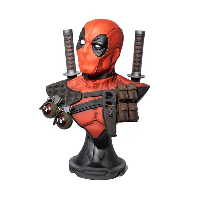 Marvel Deadpool Life Size Bust Sideshow C/2016 400292 - In Box #62580 • $2650