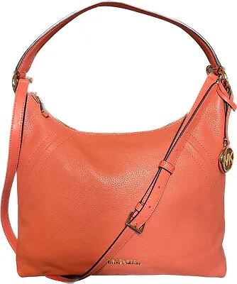 Michael Kors Handbag Large Salmon Pebbled Leather Convertible Strap/crossbody • $59.99