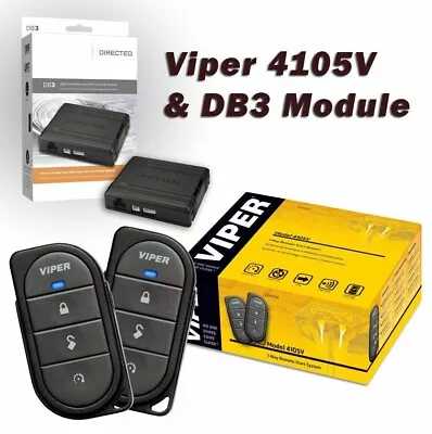 Viper 4105V Remote Start Car Starter & DB3 Bypass With Keyless Entry NEW! • $189.95