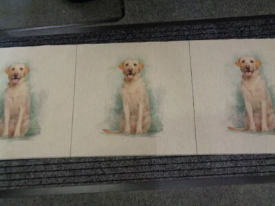 £5.50 • Buy Fabric Panels Labrador  Linen Look /craft Home Furnishings 3 In A Strip Sale