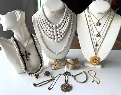 Lot Of Signed Vintage Costume Jewelry.  (O1G) • $17.25