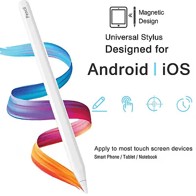 Pencil Stylus For IPad IPhone Samsung Galaxy Tablet Phone Pen Capacitive Screen • £7.99