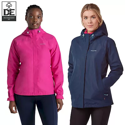 2024 Craghoppers Ladies Orion Waterproof Jacket Hooded Coat Hiking Walking Top • £59.95