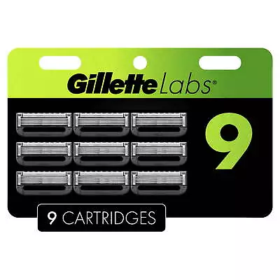 Gillette Labs Men's Razor Blade Refills With Exfoliating Bar 9 Refills • $38.41