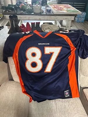 Vtg Ed Mccaffrey Denver Broncos Reebok Jersey Mens Xl • $10