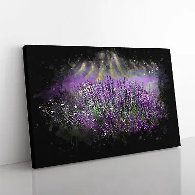 Lavender Vol.3 Canvas Wall Art Print Framed Picture Decor Living Room Bedroom • £24.95