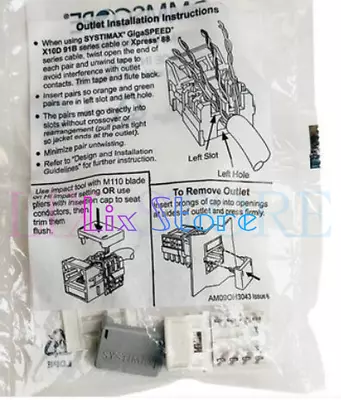 10PC Six Types Of Network Information Modules Rj45 Mgs400-262 For Commscope • $79