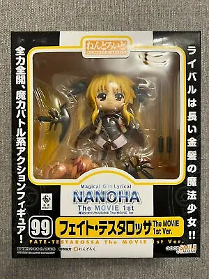 Nendoroid 99 Magical Girl Lyrical Nanoha The Movie 1st Fate Testarossa Figure  • $20
