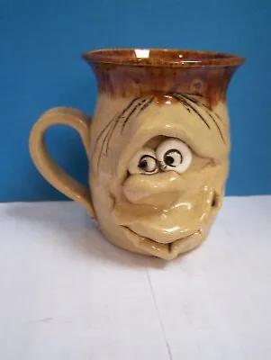 Ugly Mug Pottery Mug Pretty Ugly Pottery 80’s Vintage • £8