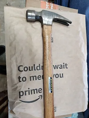 Vintage Stanley Professional FR22LC Framing Hammer 22 Ounce Waffle Head USA Made • $18