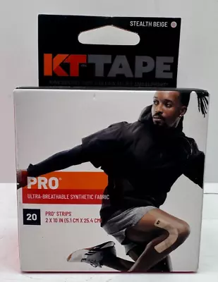 KT Tape Pro Synthetic Kinesiology Athletic Tape 20 Strips / NEW • $29