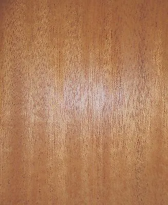 Sapele African Ribbon Mahogany Wood Veneer 15  X 11  Raw No Backing 1/42   • $15