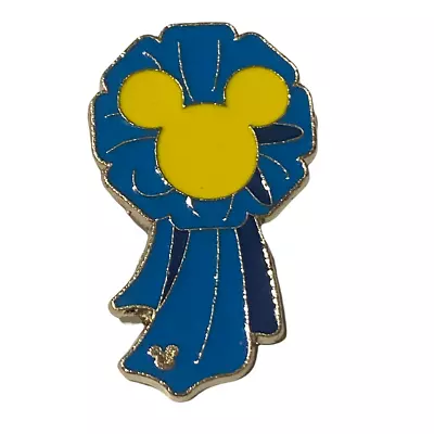 Disney Pin Mickey Blue Ribbon FUN ICONS Hidden Mickey Pin Series 2009 Completer • $4.62