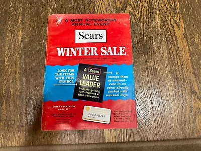 Sears Winter Sale Catalog 1966 Coats Fashion Shoes Appliances Vintage Apparel • $29.99