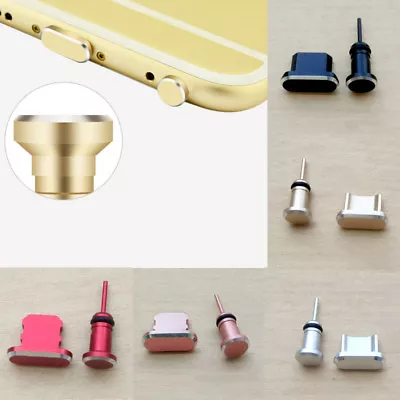 Micro USB Charging Port Earphone Jack Phone Plugs Dust Edge Anti Dusts Plug G P_ • £4.57