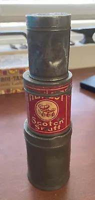 Vintage Metal Tins - Lot Of 3.   (1) Honest Scotch Snuff And (2) Unmarked • $20