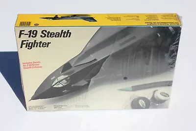 Testors Italeri #595 F-19 Stealth Fighter 1:48 Scale Model Kit 1986  • $50