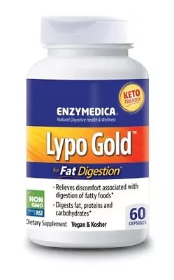 Enzymedica Lypo Gold 60 Capsule • $22.49