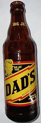 Vintage 1950s Dad's Root Beer  Big Jr  10 Oz. Glass Bottle • $44.96