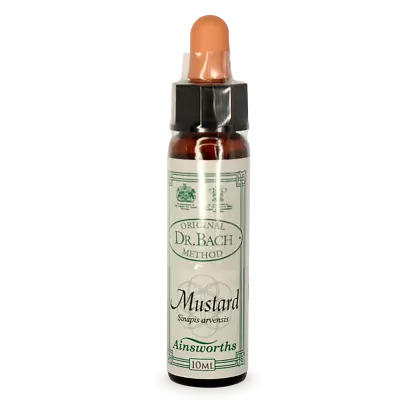 Ainsworths Bach Flower Essence - Mustard 10mL - Dr Bach Remedy • $23.71