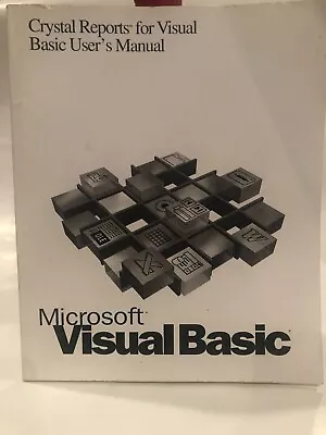 Crystal Reports For Visual Basic User's Manual For Windows Version 4.0 • $10.98