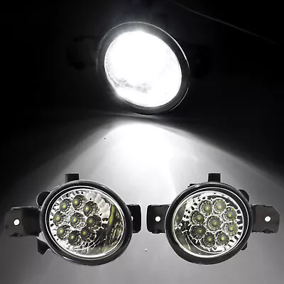 LED Front Bumper Fog Lights Lamp For Nissan Dualis J10 Navara D23 Pathfinder R52 • $22.99