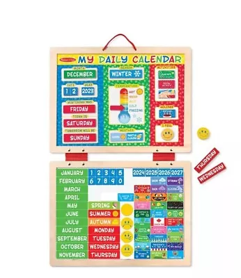 My Magnetic Daily Calendar With 82 Magnets 19253 Melissa & Doug • £17.99