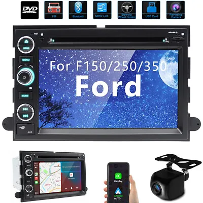 For 2004-2008 Ford F150 F250 Car GPS Navigation DVD Player Stereo Radio +Camera • $174.90