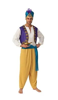 Mens Adult XL Sultan Aladdin Genie Fortune Teller Halloween Costume Complete  • $35